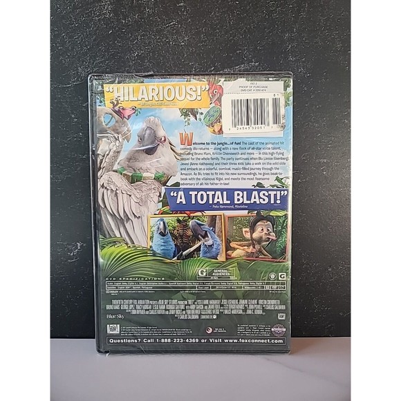 Rio 2 (DVD, 2014) - NEW and Sealed PROMO Blue Sky Studios - Picture 3 of 10